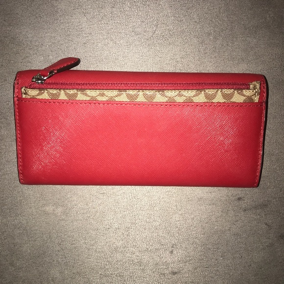 RED COACH WALLET - Picture 2 of 6